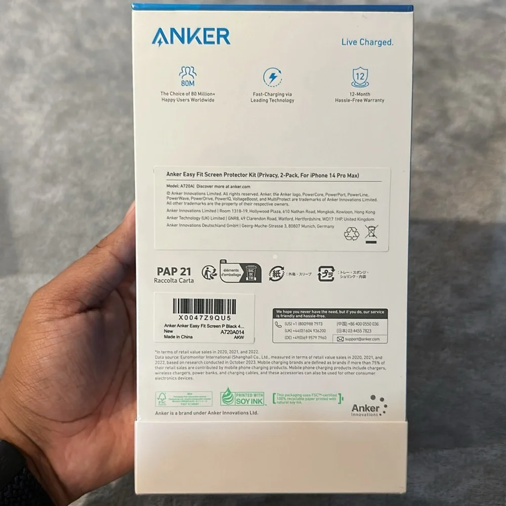 Anker Easy Fit Screen Protector